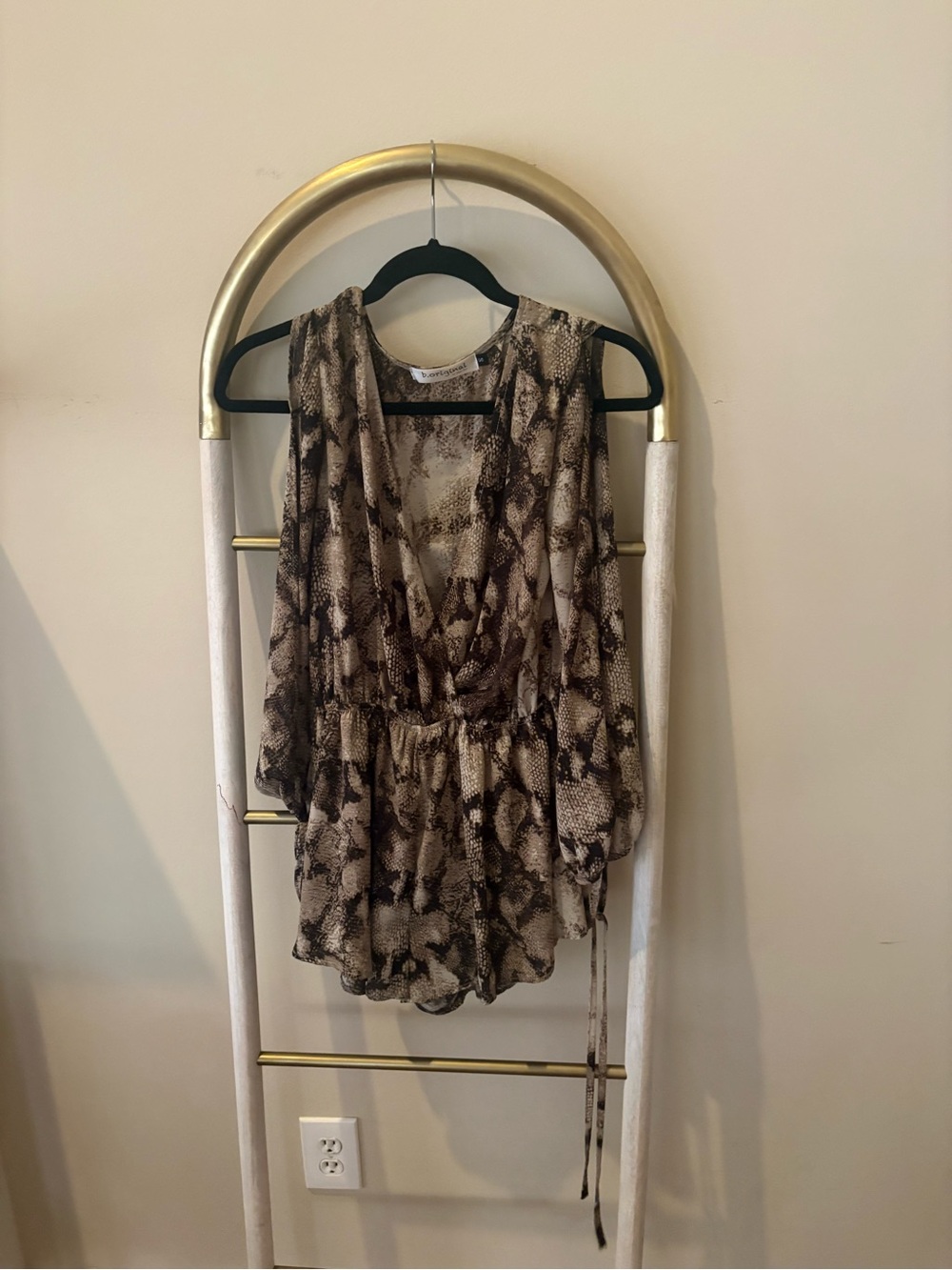 Women’s Snake Print Romper